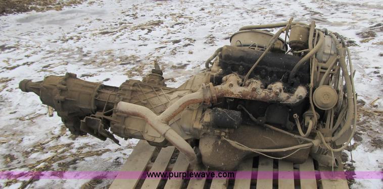 image for item 4045 Ford truck engine and transmission