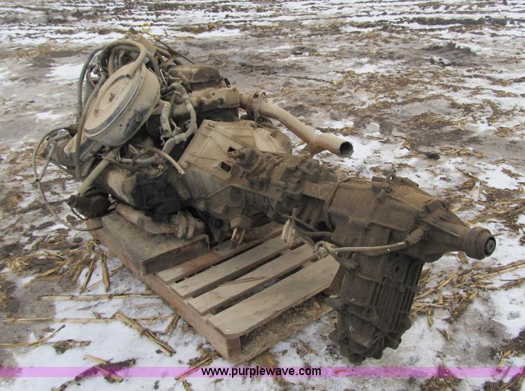 image for item 4045 Ford truck engine and transmission