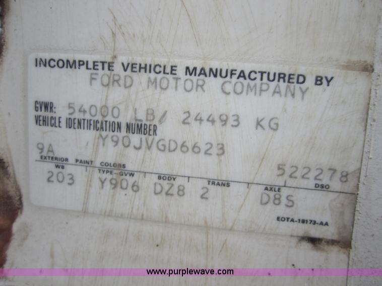 image for item 4371 1980 Ford 9000 dump truck