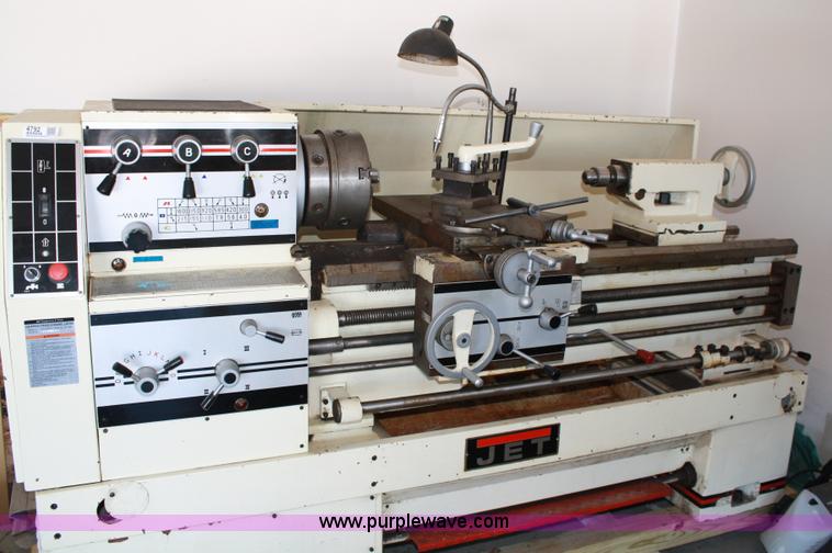 image for item 4792 1998 Jet 14 x 40 geared head engine lathe