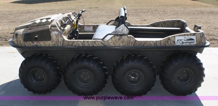 image for item 4935 2007 Argo Avenger 8x8 amphibious vehicle