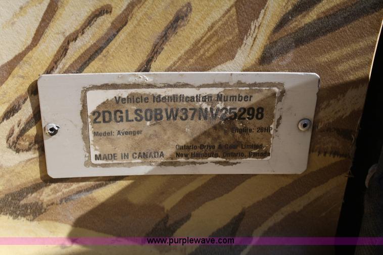 image for item 4935 2007 Argo Avenger 8x8 amphibious vehicle