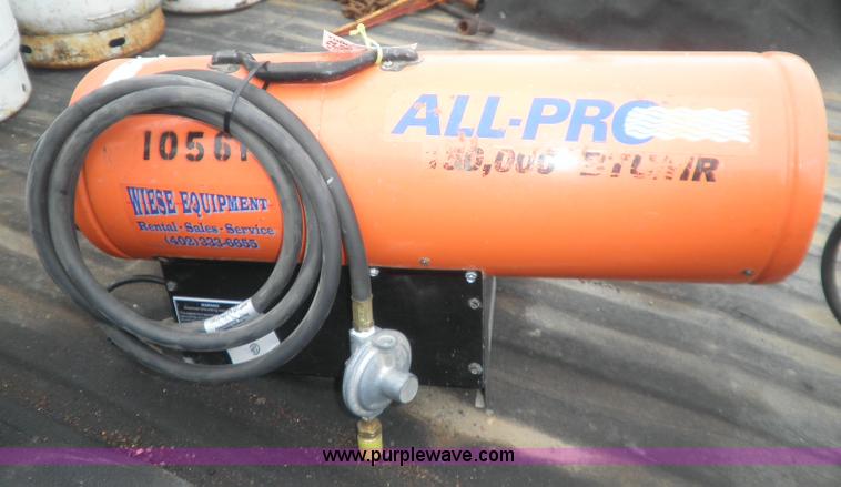 2) All-Pro 150,000 BTU LP heaters in Papillion, NE | Item 5181 sold |  Purple Wave