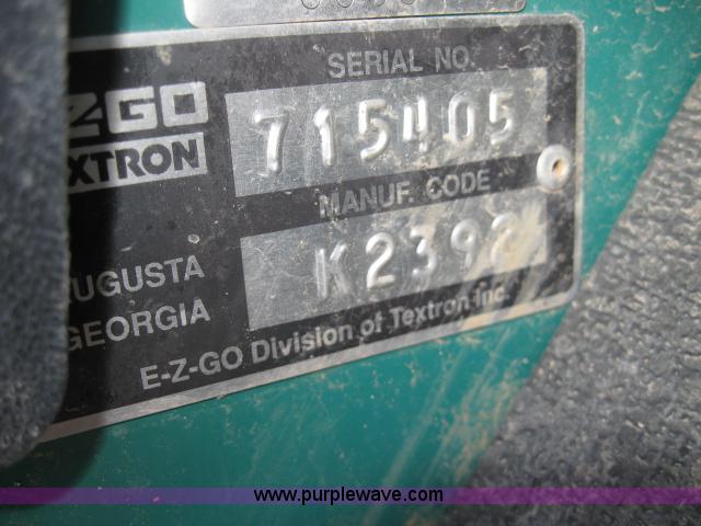 image for item 5402 Ez-go 16 electric golf cart