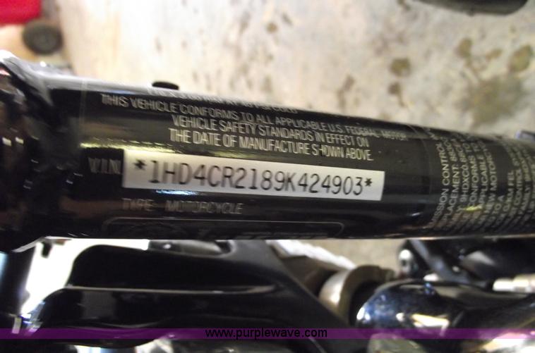 image for item 5439 2009 Harley Davidson 883 motorcycle