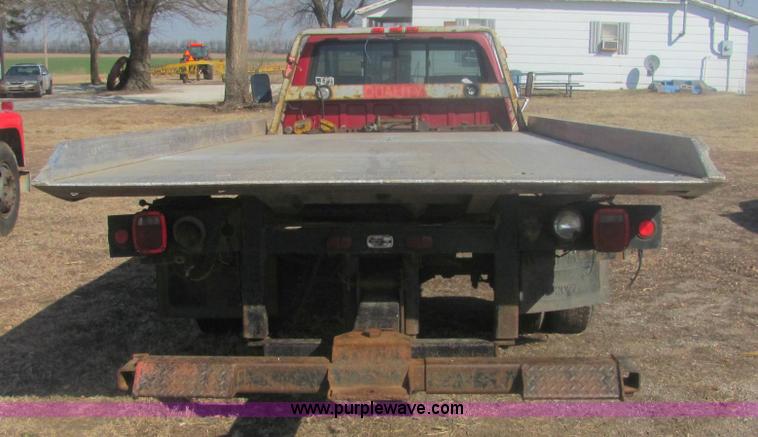 image for item 6936 1991 Ford F450 XLT Lariat roll back truck