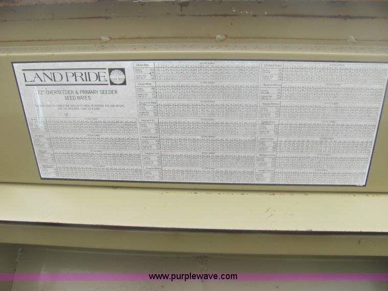 image for item 6945 Land Pride PS1572 6' solid stand seeder