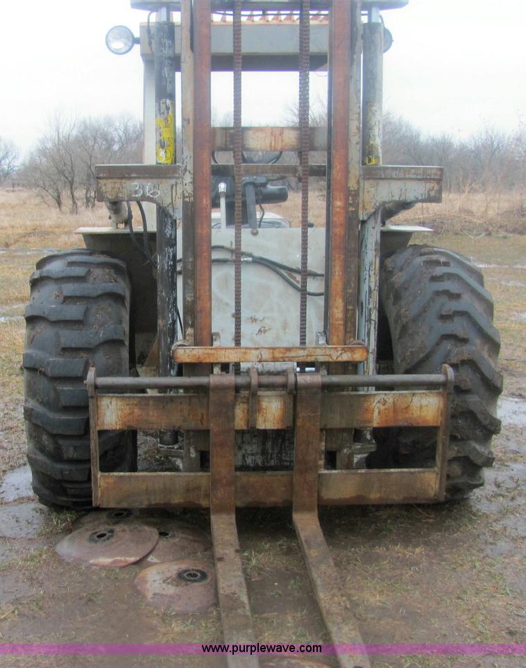 image for item 6953 1991 Texas TL-545-1 all terrain forklift