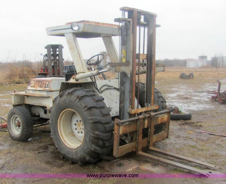 image for item 6953 1991 Texas TL-545-1 all terrain forklift