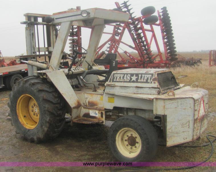 image for item 6953 1991 Texas TL-545-1 all terrain forklift