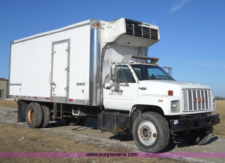 image for item 7821 1992 GMC Topkick insulated box truck