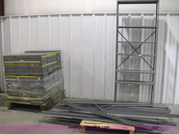 image for item 8032 Metal shelving assortment