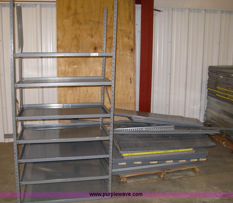 image for item 8032 Metal shelving assortment