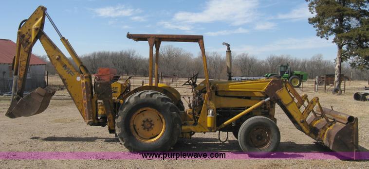 image for item 8239 Massey-Ferguson 30 tractor with loader and backhoe attachment