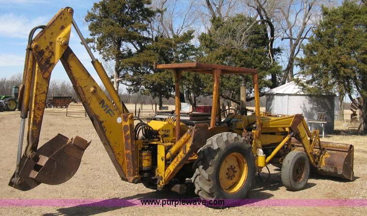 image for item 8239 Massey-Ferguson 30 tractor with loader and backhoe attachment