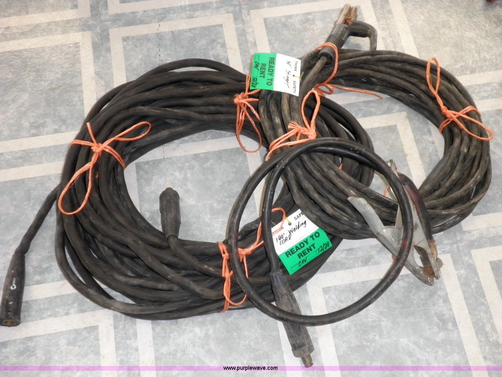 10' welding ground cable with clamp in Papillion, NE Item 5183 sold