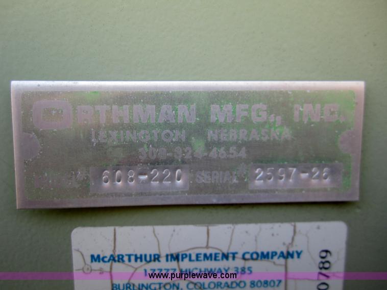 image for item 2970 Orthman 996 grain cart