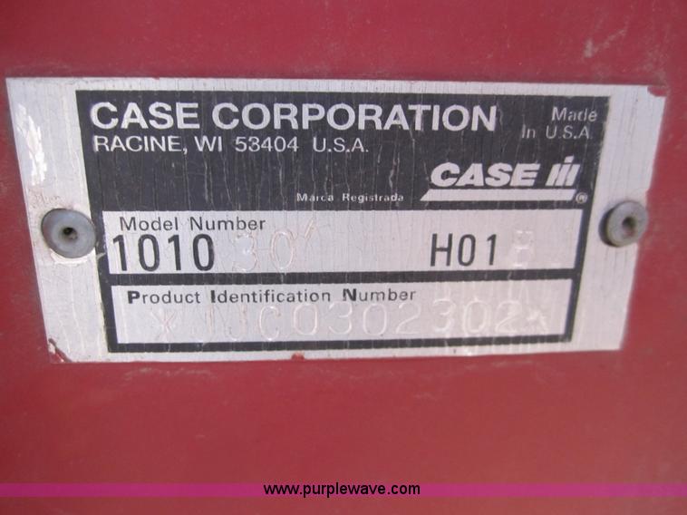 image for item 2995 Case 1010 30' platform header