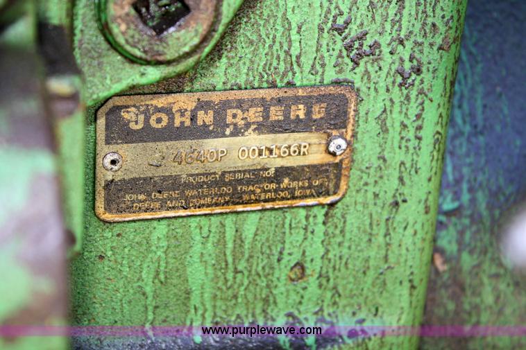 image for item 4934 1978 John Deere 4640 tractor with loader