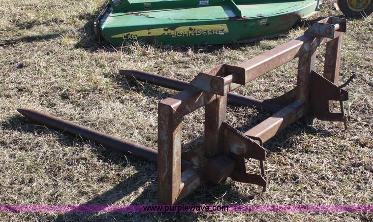 image for item 4963 Loader mount bale forks