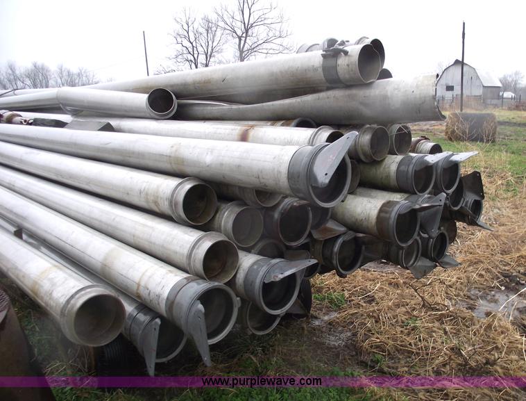 Approximately 50 6" aluminum irrigation pipe 30' long in Humansville