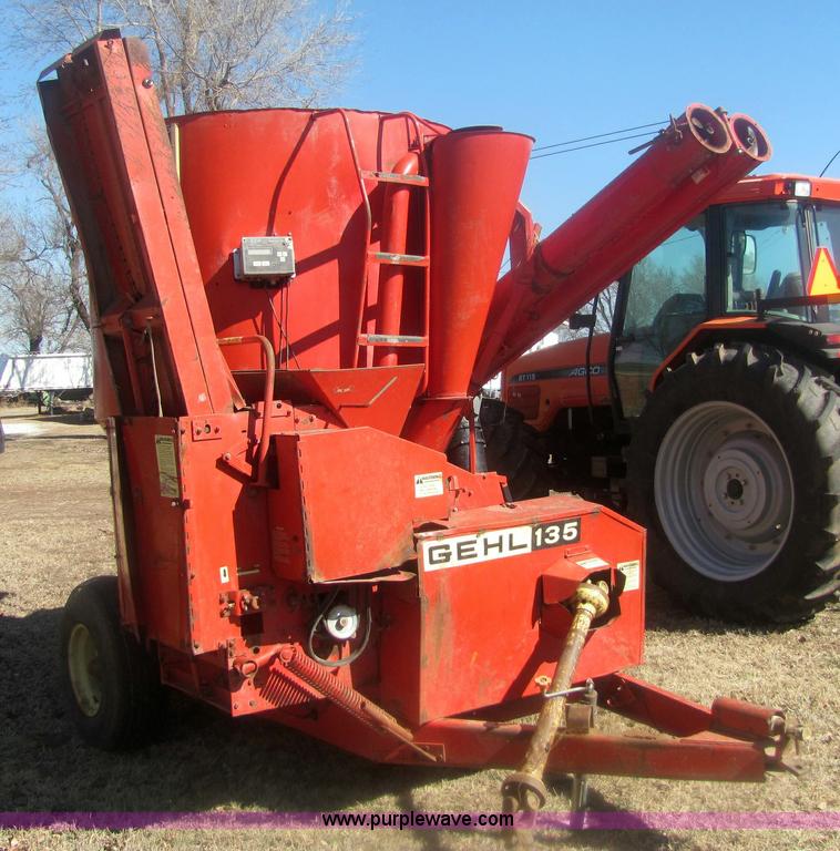 Gehl 135 feed grinder/mixer in Conway Springs, KS Item 6923 sold