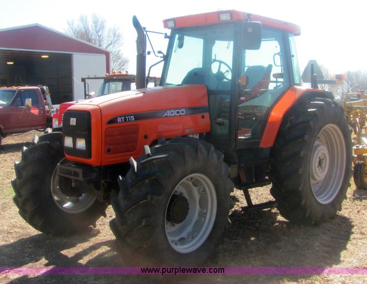 image for item 6924 2002 AGCO RT115 MFWD tractor