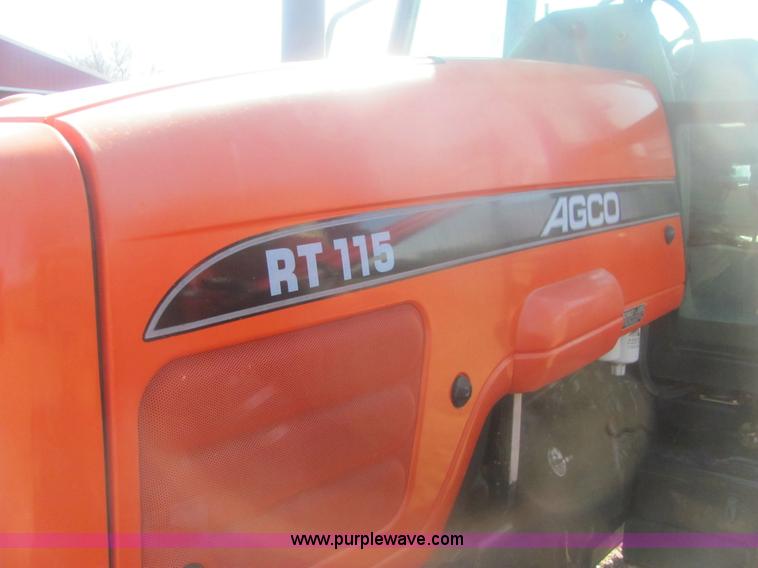 image for item 6924 2002 AGCO RT115 MFWD tractor
