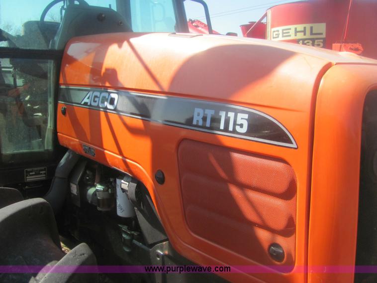 image for item 6924 2002 AGCO RT115 MFWD tractor