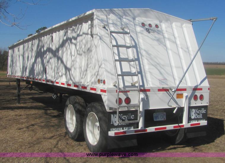 image for item 6926 2011 Neville double hopper grain trailer