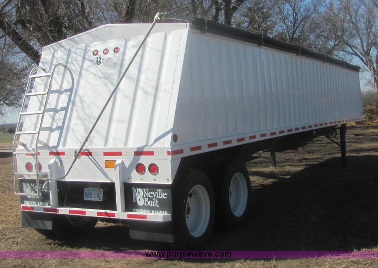 image for item 6926 2011 Neville double hopper grain trailer