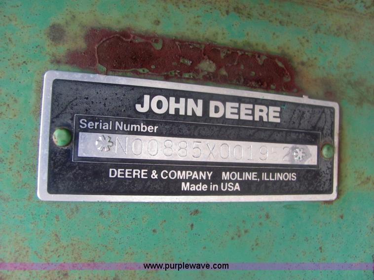 image for item 6958 John Deere 885 six row no-till cultivator