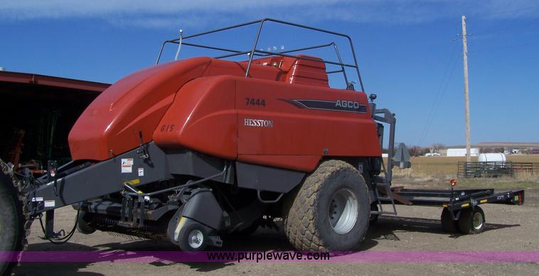 image for item 7288 2007 AGCO 7444 square baler with Phi Ber AG4102 accumulator