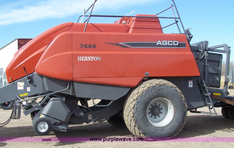 image for item 7288 2007 AGCO 7444 square baler with Phi Ber AG4102 accumulator