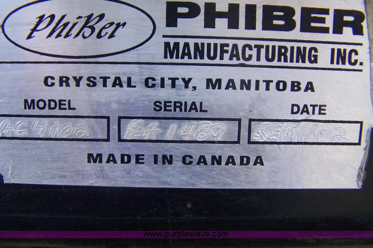 image for item 7288 2007 AGCO 7444 square baler with Phi Ber AG4102 accumulator