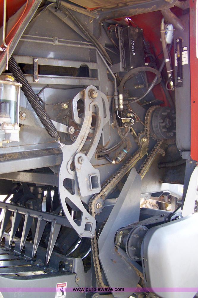 image for item 7288 2007 AGCO 7444 square baler with Phi Ber AG4102 accumulator