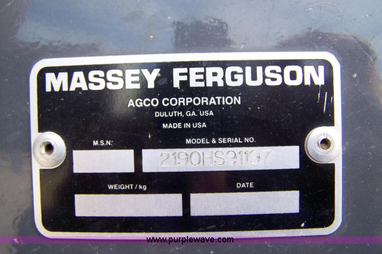 image for item 7288 2007 AGCO 7444 square baler with Phi Ber AG4102 accumulator