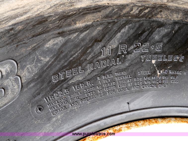 image for item 7819 1992 Kenworth K100E semi truck with hopper