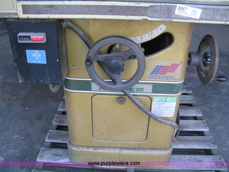 image for item 8067 Powermatic 66 10" tilting arbor saw