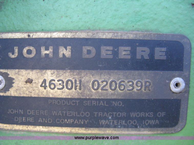 image for item 8077 John Deere 4630 tractor