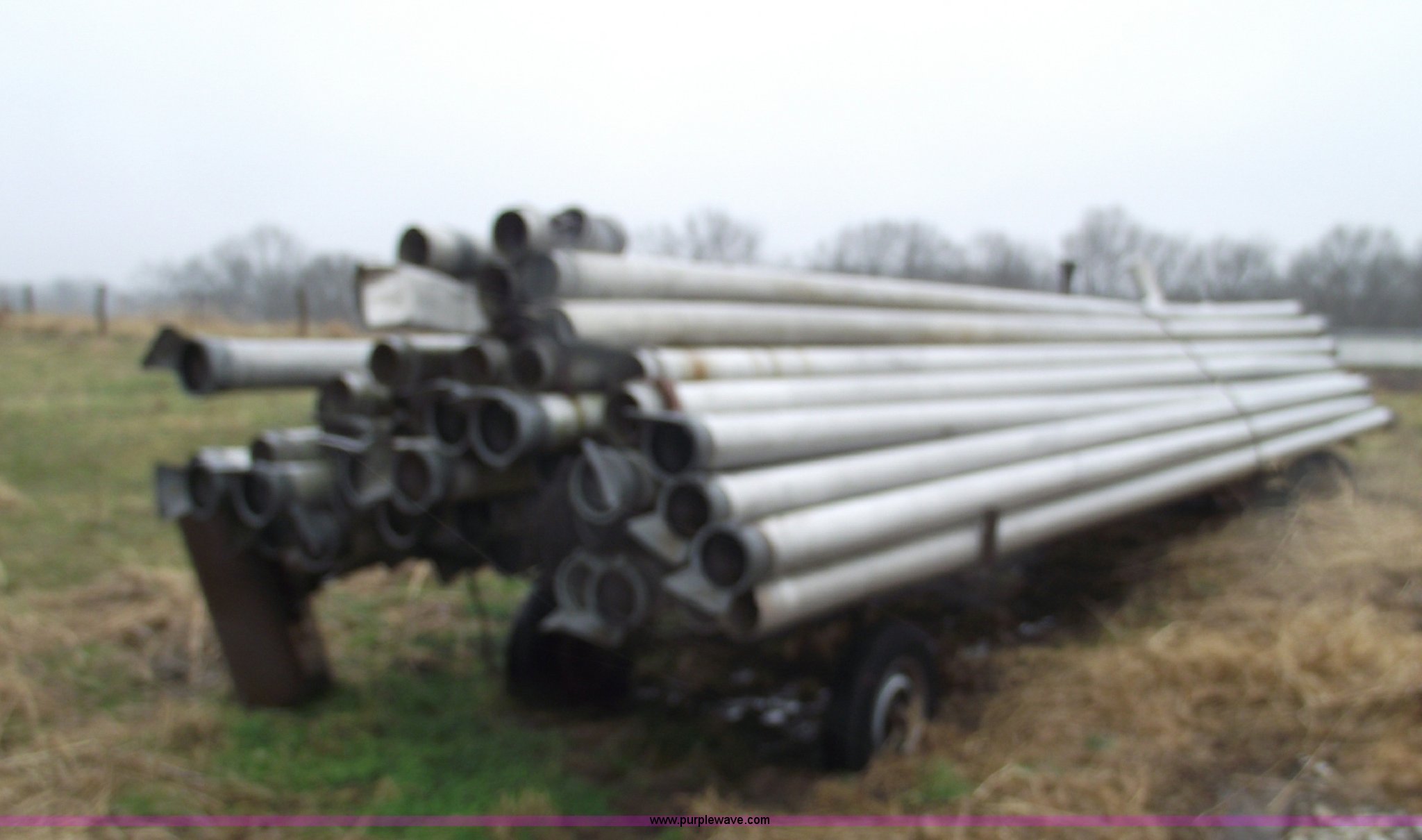 Approximately 50 6" aluminum irrigation pipe 30' long in Humansville