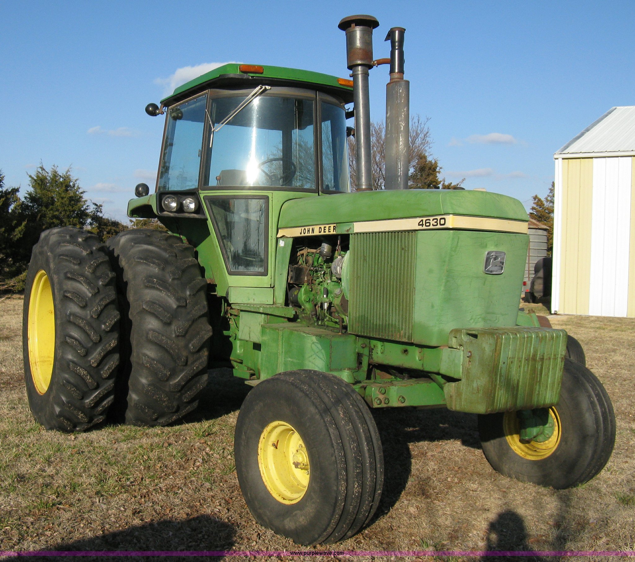 John Deere 4630 tractor in Haysville, KS Item 8077 sold Purple Wave
