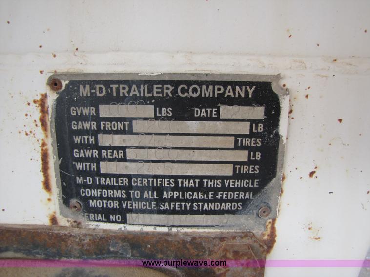 image for item 3533 1981 Tradeway 150 barrel vacuum trailer
