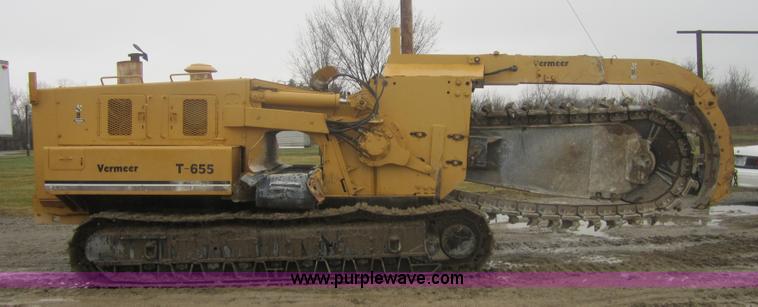 image for item 3713 Vermeer T-655 trencher