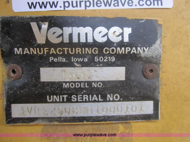 image for item 3713 Vermeer T-655 trencher