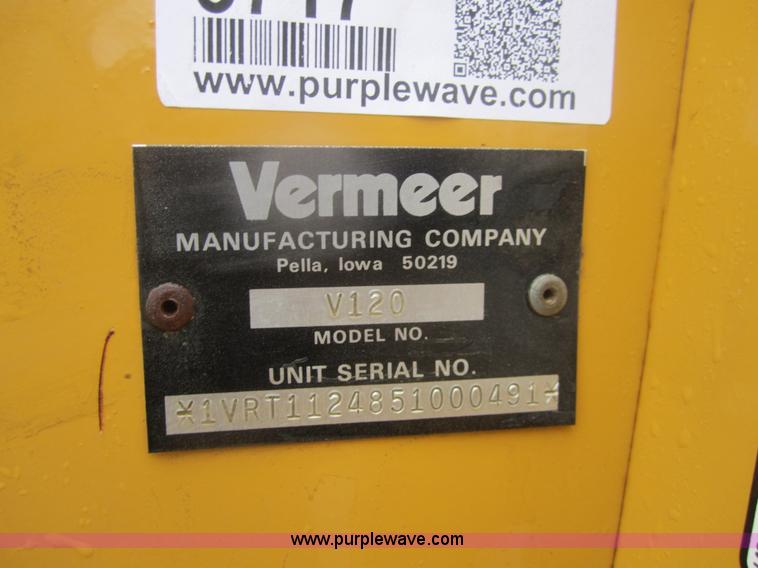 image for item 3717 2005 Vermeer V120 rock saw