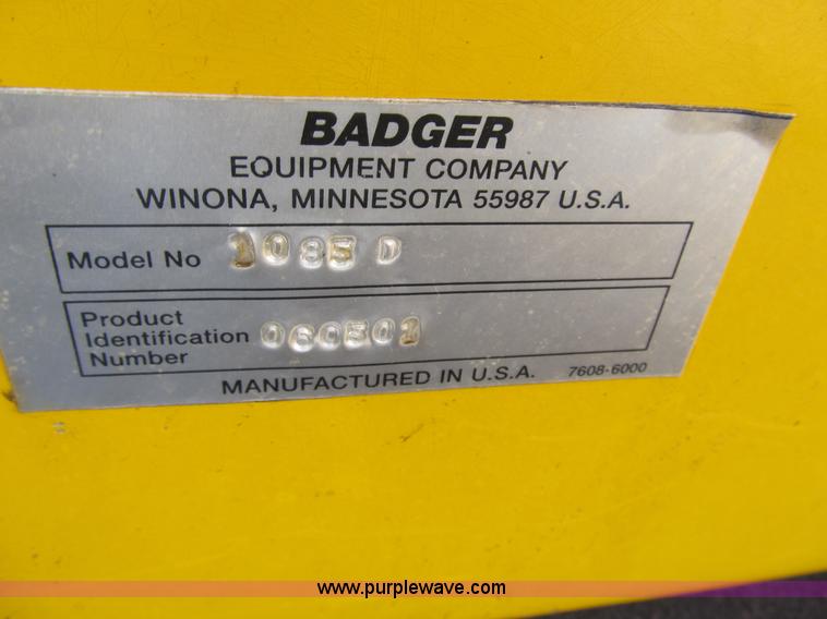 image for item 4050 2006 Badger 1085D wheeled excavator