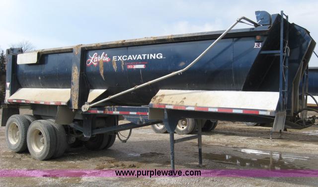 image for item 5396 1999 Western STR26-1/4F 26' end dump trailer