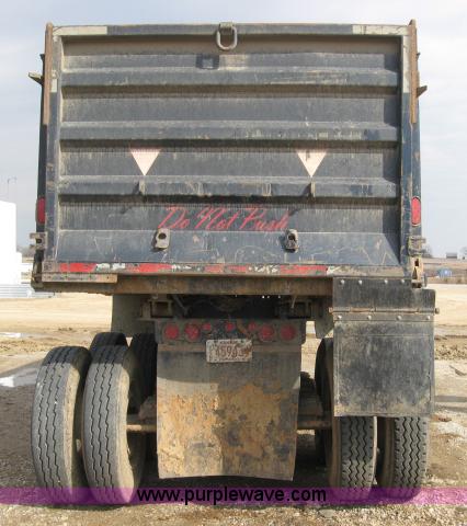 image for item 5396 1999 Western STR26-1/4F 26' end dump trailer