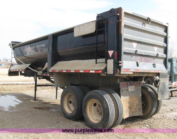 image for item 5396 1999 Western STR26-1/4F 26' end dump trailer